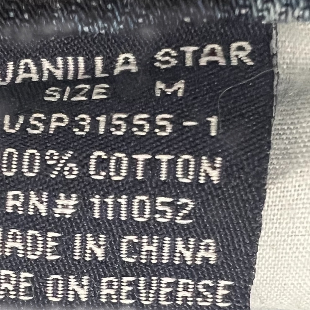 Vanilla Star Premium Blue Denim Overall Shorts - Picture 11 of 11